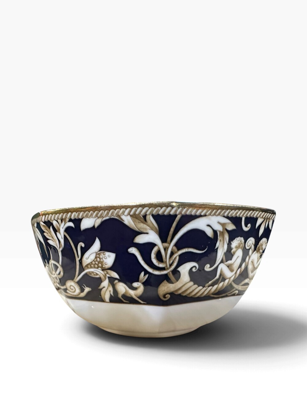 Wedgwood Cornucopia Octagon Small Bowl Bicentenary 1995 Fine Bone China - Picture 5 of 10